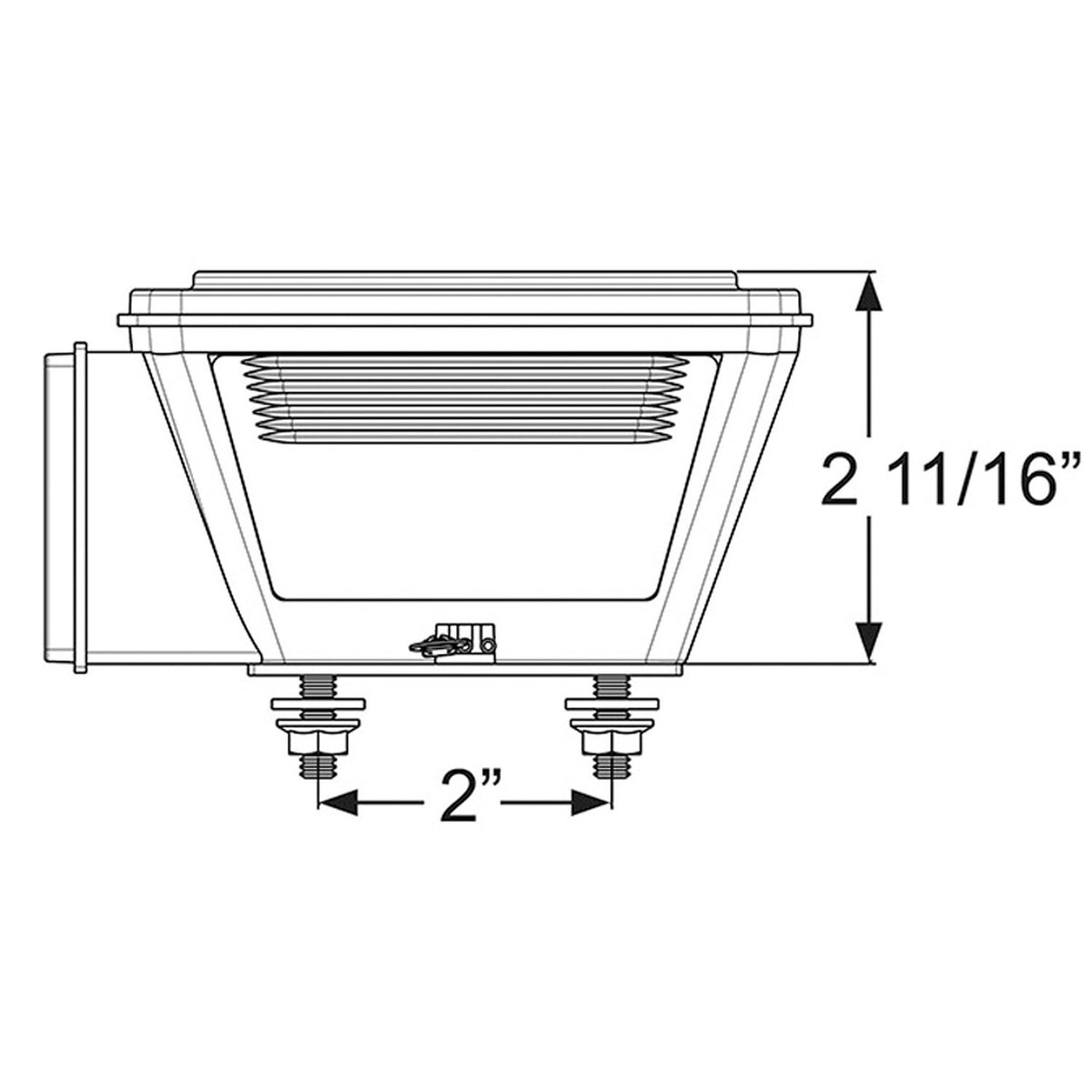 OPTRONICS STL9RBP Optronics STL9RBP Red LED Driver Side Combination Tail Light