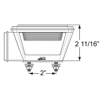 OPTRONICS STL9RBP Optronics STL9RBP Red LED Driver Side Combination Tail Light