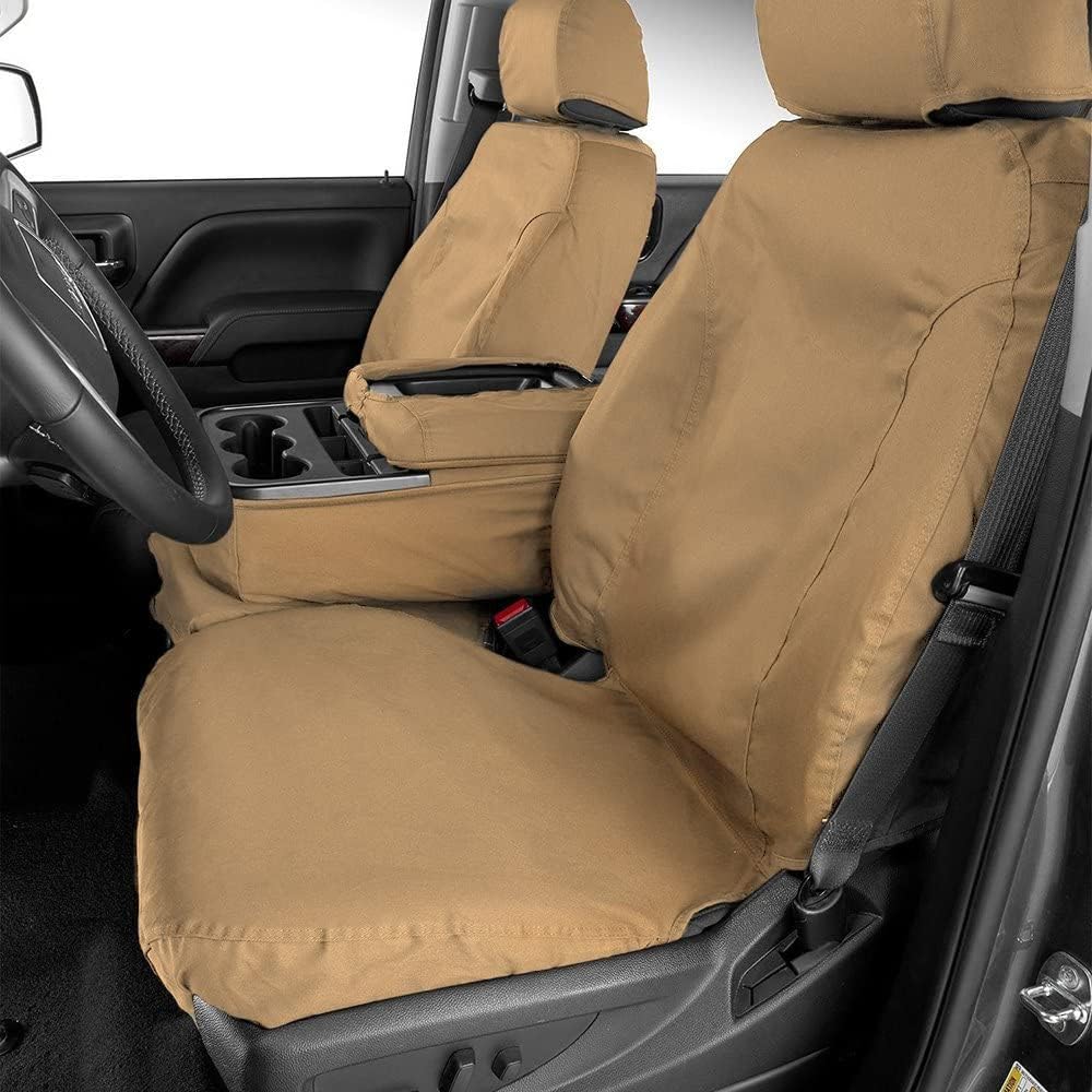 COVERCRAFT SS2525PCTN Covercraft SeatSaver Front Row Polycotton Tan Tan SS2525PCTN