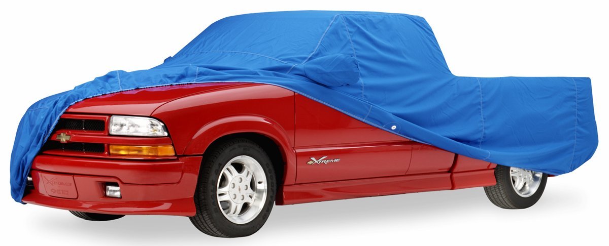 COVERCRAFT C11549D4 Covercraft Custom Fit Car Cover for Chevrolet C1500 - Sunbrella Series Fabric, Cadet Gray