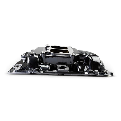 EDELBROCK 2161-BP Edelbrock - INTAKE MANIFOLD, BB CHEVY 396-454 OVAL PORT, PERFORMER, BLACK PLASMA COATED (2161-BP)