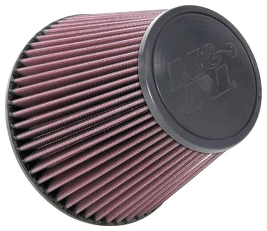 K&N FILTER RC-5000 K&N High-Flow Original Lifetime Universal Clamp-On Air Filter: High Performance, Washable, Replacement Engine Filter: Filter Height: 5.625 In, Flange Length: 0.875 In, Shape: Oval Straight, RC-5000