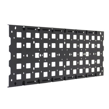 GO RHINO 5950020T Go Rhino Gear Plate | Mild Steel, Textured Black | 5950020T | Fits Go Rhino SRM Series Roof Racks, CEROS Roof Racks, XRS Overlanding Xtreme Racks, & More
