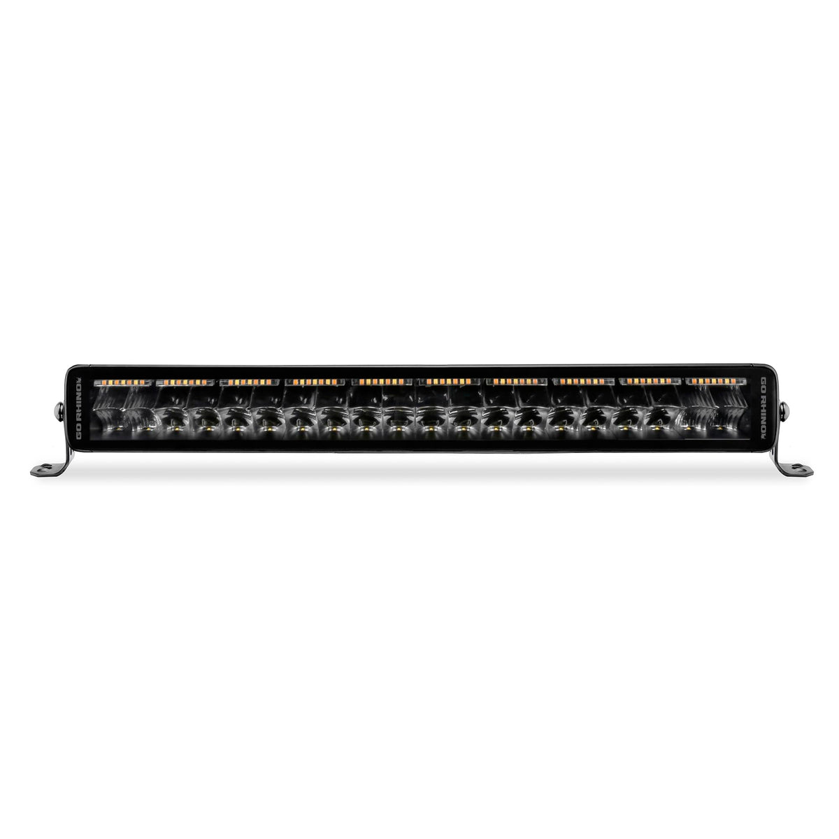 GO RHINO 752002112CDS Go Rhino Xplor Lighting: Blackout Combo Series 21.5" Double Row LED Light Bar | Side & Track Mount, Aluminum, Black | 752002112CDS