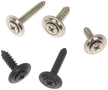DORMAN 02406 Dorman 02406 Black and Chrome Trim Assortment, 24 Piece Universal Fit