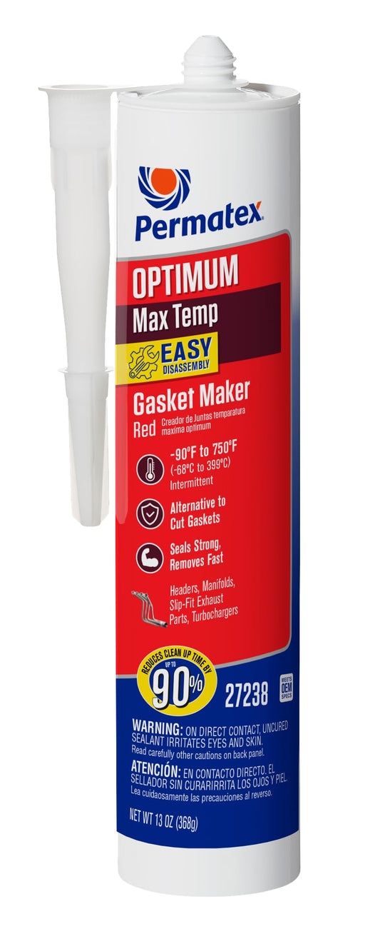 PERMATEX 27238 Permatex Optimum Red High Temperature Gasket Maker 13 oz
