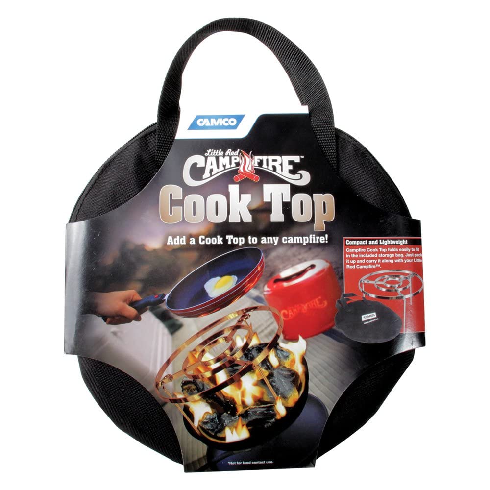 CAMCO 58033 Camco 58033 Little Red Campfire Cook Top