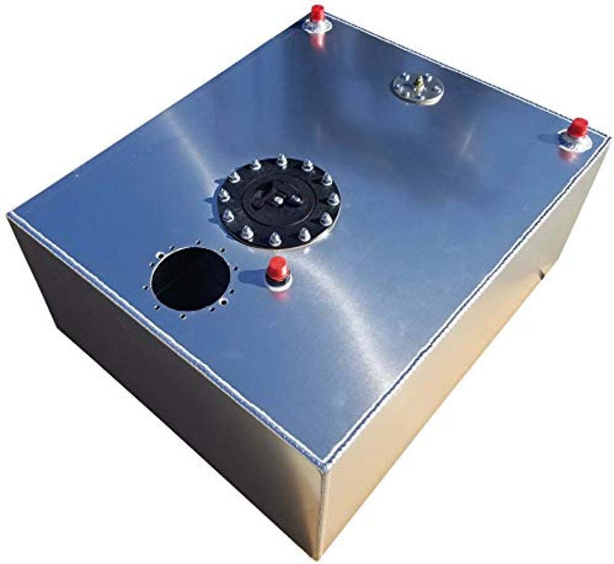 Rci Fuel Cell, 15 gal, 24 x 20 x 10 in Tall, 8 AN Male Outlet, 8 AN Male Vent, Aluminum, Natural, Each