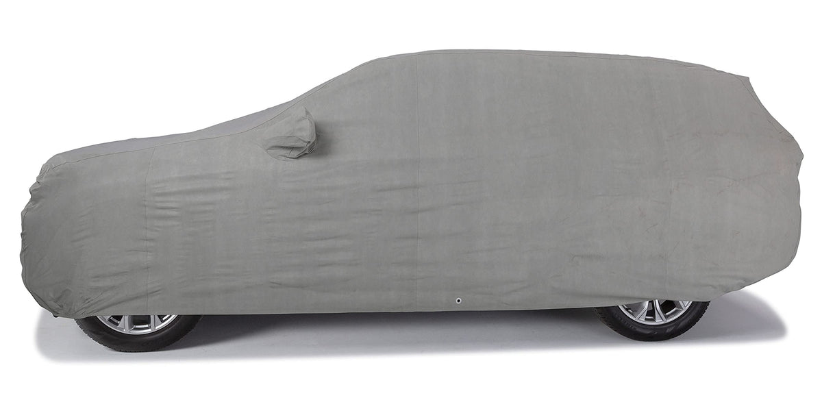 COVERCRAFT C17794MC Covercraft Custom 3-Layer Moderate Climate Car Cover | C17794MC | Compatible with: 2015-2019 Ford Mustang Coupe (Excludes Shelby GT350/GT500 Models) | Gray