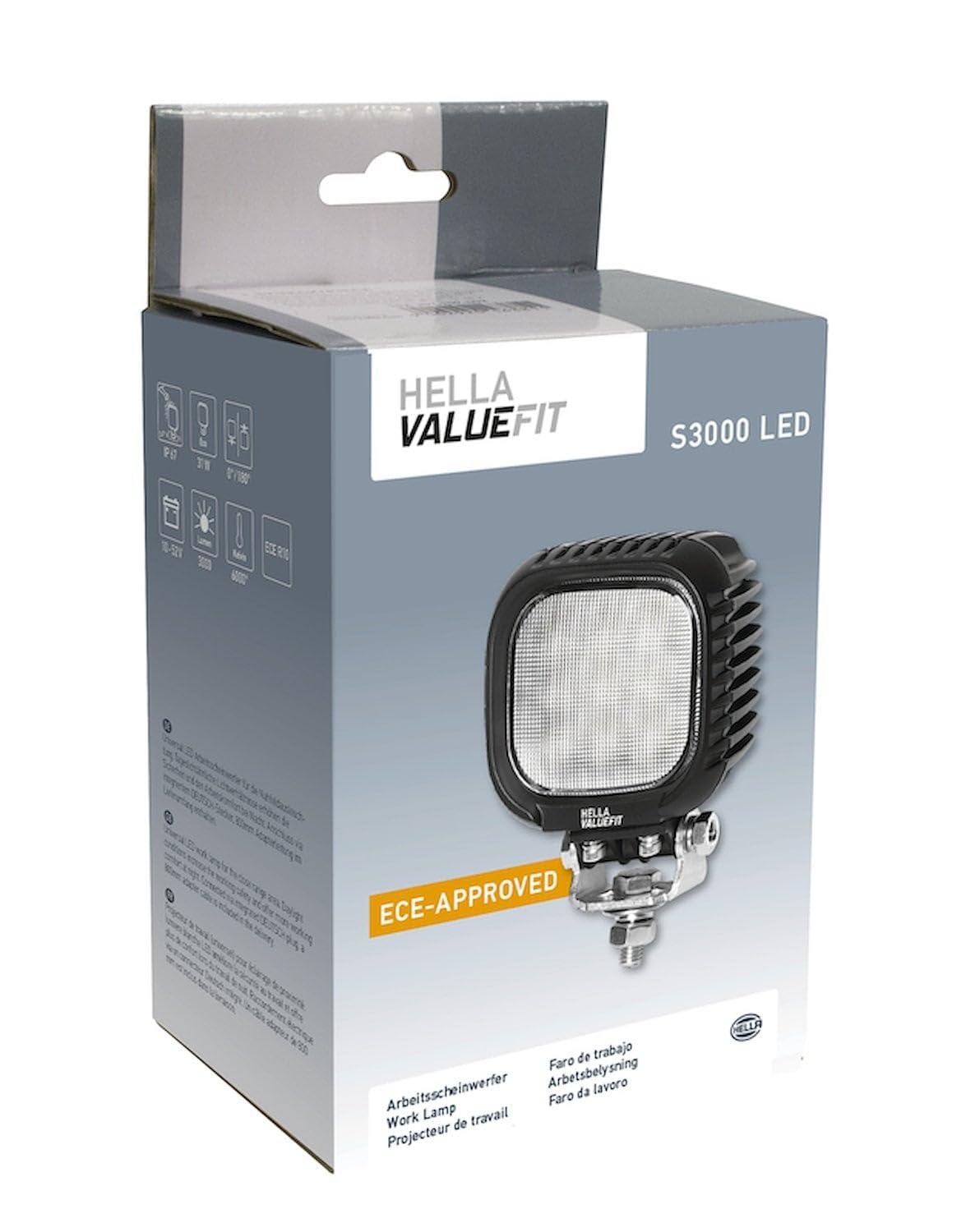 HELLA 357109002 HELLA 357109002 Worklight Valuefit S3000 Led Mv Cr Dt, Multi