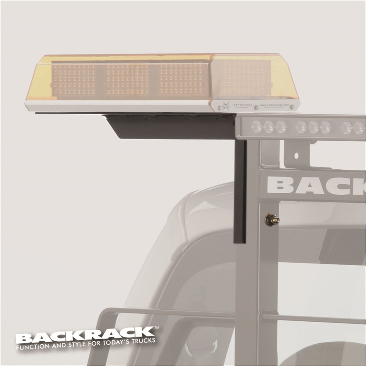 BACKRACK 91007 Backrack 91007 Utility Light Bracket, Black