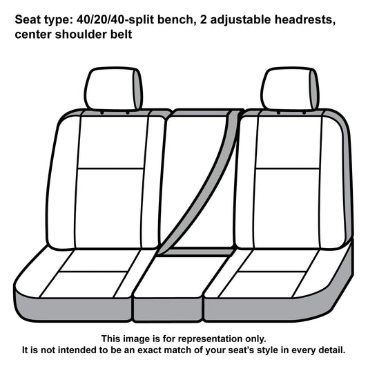 Covercraft SSC3479COBK Covercraft Carhartt Super Dux SeatSaver Custom Seat Covers – SSC3479COBK – 1st Row 40/20/40 Bench Seat – Compatible with Select Chevrolet Silverado/GMC Sierra 1500/2500/3500 Models – Black