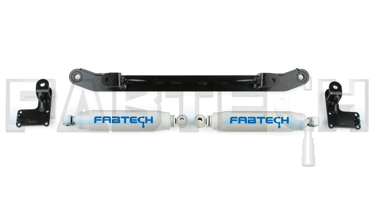 FABTECH FTS8000 Fabtech FTS8000 Steering Stabilizer Kit; Dual; Utilizes Oe Bracket;
