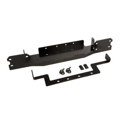 RUGGED RIDGE 11543.16 Rugged Ridge Spartacus Bumper Winch Plate | Textured Satin Black, Steel | 11543.16 | Fits Spartacus JL/JT Bumper from