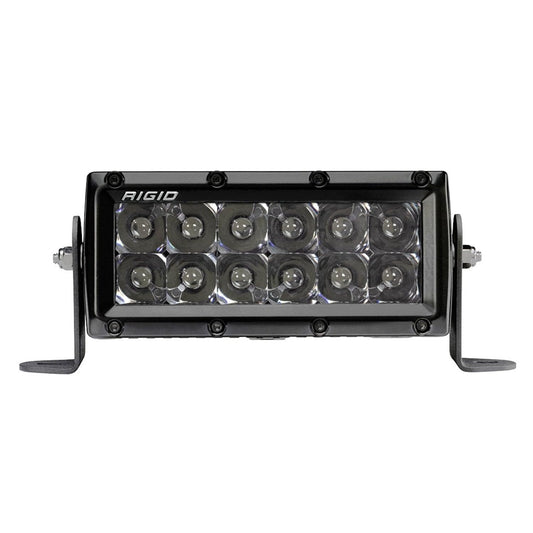 Rigid Industries 106213BLK Rigid Industries E-Series 6 Inch PRO LED Light Bar Spot Midnight Edition