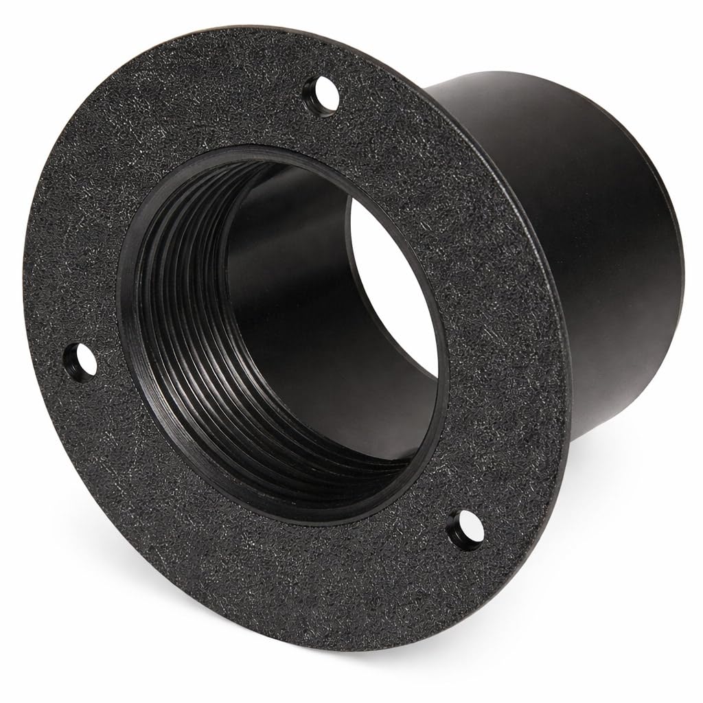 T-H MARINE RF-1-DP T-H Marine Rigging Flange for Outboard Rigging Hose - Fits 2 in ID Hose - Black - Internally Threaded Polypropylene Flange - Textured Back for Inverted Mount - Protects Cables and Wiring from Abrasion