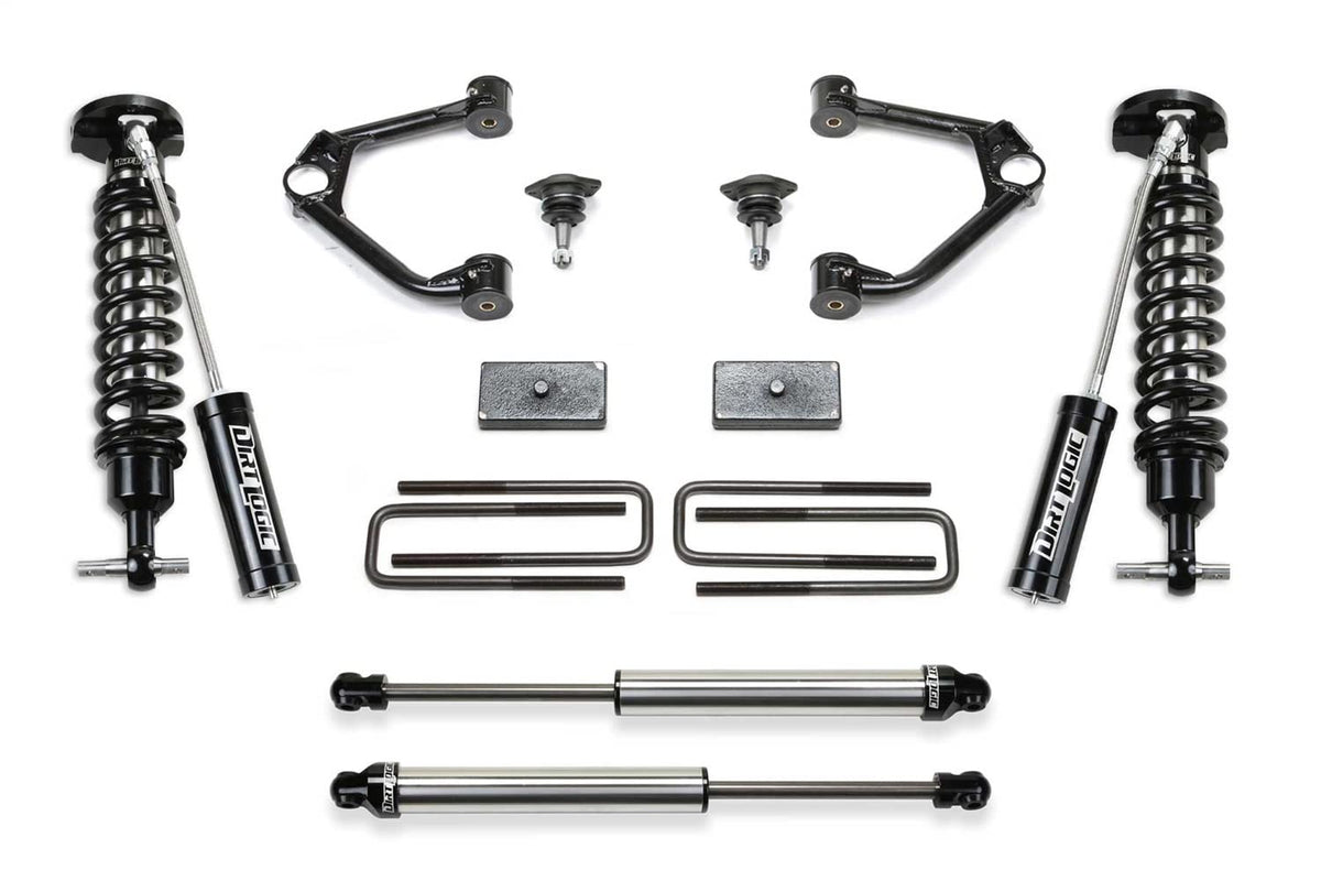 FABTECH K1127DL Fabtech K1127DL 2019 GM T1 3.5' BUDGET W/DL 2.5 RES