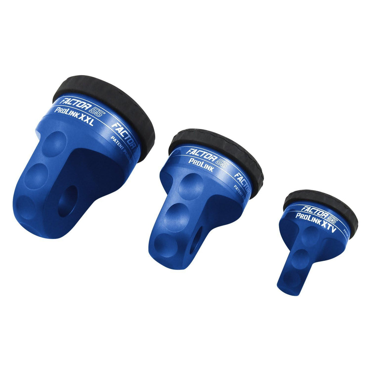 FACTOR 55 00210-02 Factor 55 ProLink Winch Shackle Mount for Large Overland and Military-Style Vehicles, Fits Lines Up to 1/2" Diameter - Blue