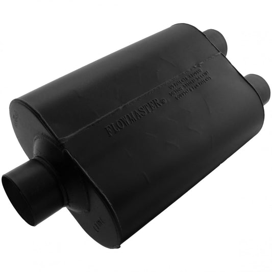 FLOWMASTER 9530452 Flowmaster 9530452 Super 40 Muffler - 3.00 Center In and 2.50 Dual Out - Aggressive Sound