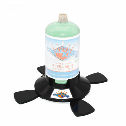 FLAME KING YSN1LBB Flame King YSN1LBB Propane Base for 1LB and 1/2LB Propane Canisters for Safety and Stability