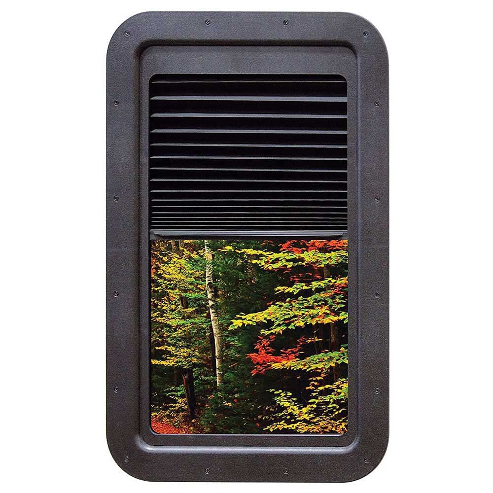AP PRODUCTS 015-201512 AP Products 015-201512 Slim Shade Upgrading Your Door Window, Black