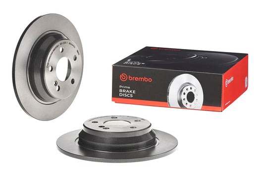 BREMBO 08B84411C02 Brembo 08.B844.11 UV Coated solid Rear Brake Rotor MERCEDES-BENZ OE# A2304230712