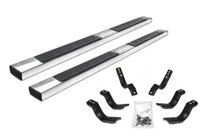 GO RHINO 6862409980PS Go Rhino 6862409980PS 6" OE Xtreme II Side Steps with Mounting Brackets Kit for Ram 11-14 1500, Dodge 09-10 Ram 1500 (Extended Cab Pickup)