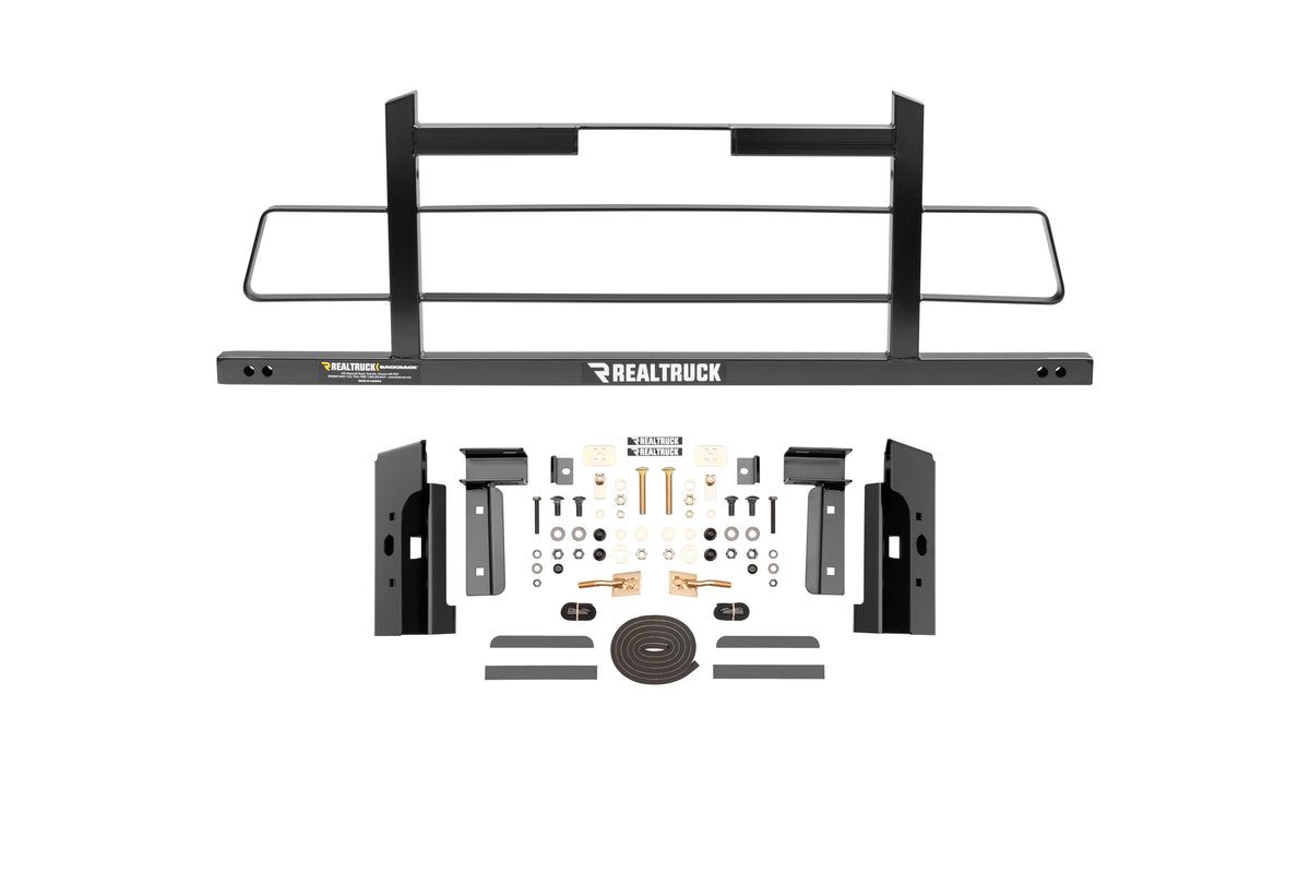 BACKRACK 50120 RealTruck BACKRACK Hardware Kit for use w/Wide-Top Tonneau, Black, No Drill | 50120 | Fits 2007-2018 Chevrolet/GMC Silverado/Sierra 1500; 2007-2019 Chevrolet/GMC Silverado/Sierra 2500/3500 HD