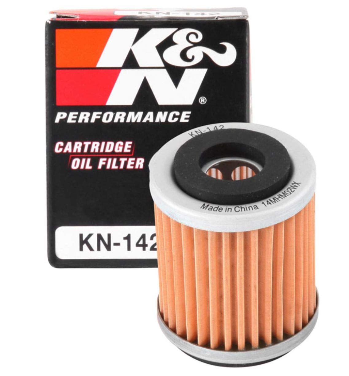 K&N FILTER KN-142 K&N Motorcycle Oil Filter: High Performance, Premium, KN-142
