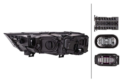 Hella 354841101 Hl Led-Us A/F Bl T Rh Md12