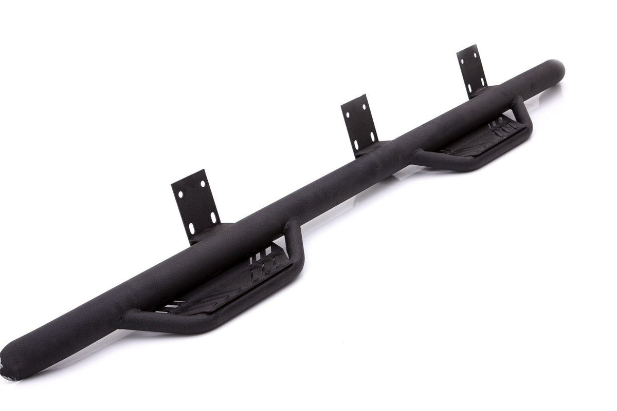 LUND 34641414 Lund 34641414 Black Steel Terrain HX Step Nerf Bars for 2015-2018 Ford F-150, 2017-2018 Super Duty F-250, F-350, F-450, F-550 with SuperCab