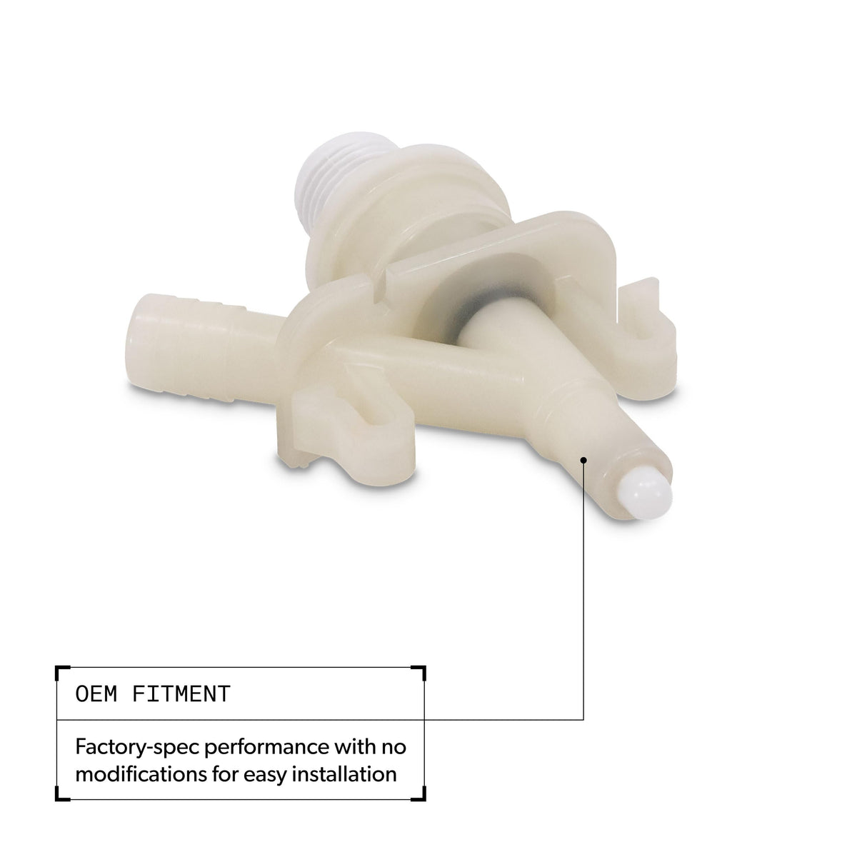 DOMETIC 385311641 Genuine Dometic OEM Water Valve Kit | 300 and 400 Series Dometic and Sealand Toilets | Includes Hose Clamp and Fasteners | RV Toilet Repair and Replacement - (385311641)