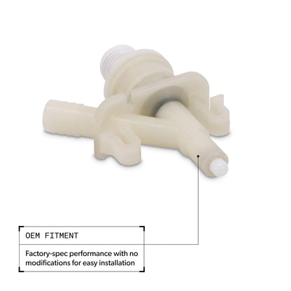 DOMETIC 385311641 Genuine Dometic OEM Water Valve Kit | 300 and 400 Series Dometic and Sealand Toilets | Includes Hose Clamp and Fasteners | RV Toilet Repair and Replacement - (385311641)