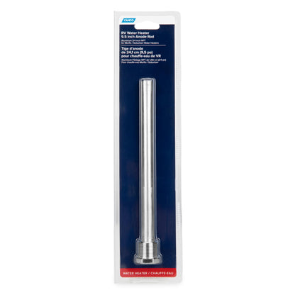 CAMCO 11563 Camco Aluminum RV Water Heater Anode Rod - 3/4 Inch NPT Fits Suburban/Mor-Flo Models - 5/8 Inch x 9.5 Inch - Extends The Life of Water Heaters by Attracting Corrosive Elements (11563)