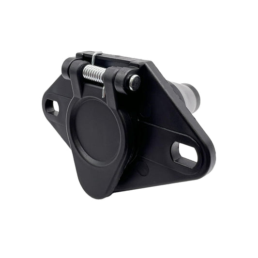 RV DESIGNER TC530 RV Designer TC530-6-Way Socket and Boot, Round Trailer Plug, Vehicle End