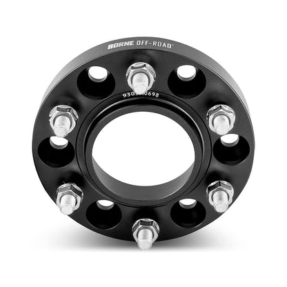 MISHIMOTO BNWS-005-250BK Mishimoto Borne Off-Road Wheel Spacers 6X139.7, 78.1mm Center Bore, M14 X 1.5, 1.00" Thick, Black