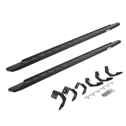 GO RHINO 69620687T Go Rhino RB30 Running Boards & Brackets | Galvanized Steel, Protective Bedliner Coating | 69620687T | Fits 2015-2018 Ram 1500 Crew Cab Pickup; 2019-2023 Ram 1500 Classic Crew Cab Pickup