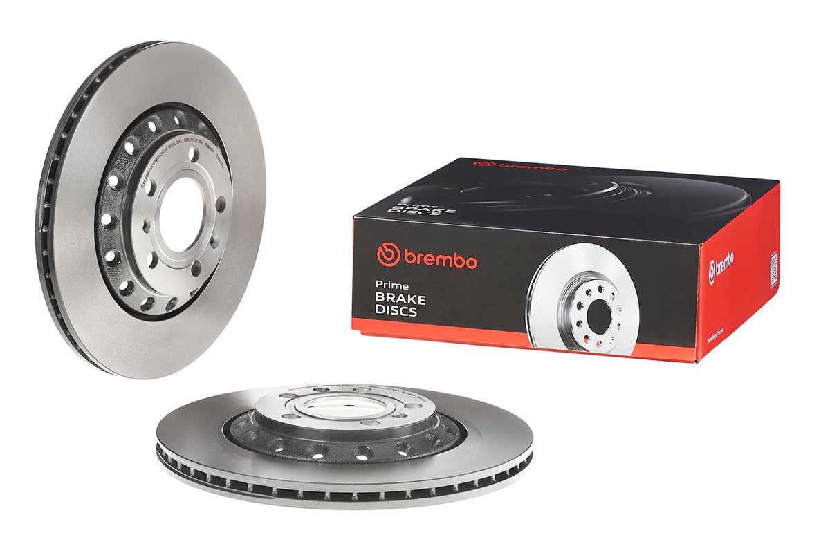 BREMBO 09A26911C02 Brembo 09.A269.11 UV Coated vented Rear Brake Rotor AUDI/VW OE# 4E0615601K