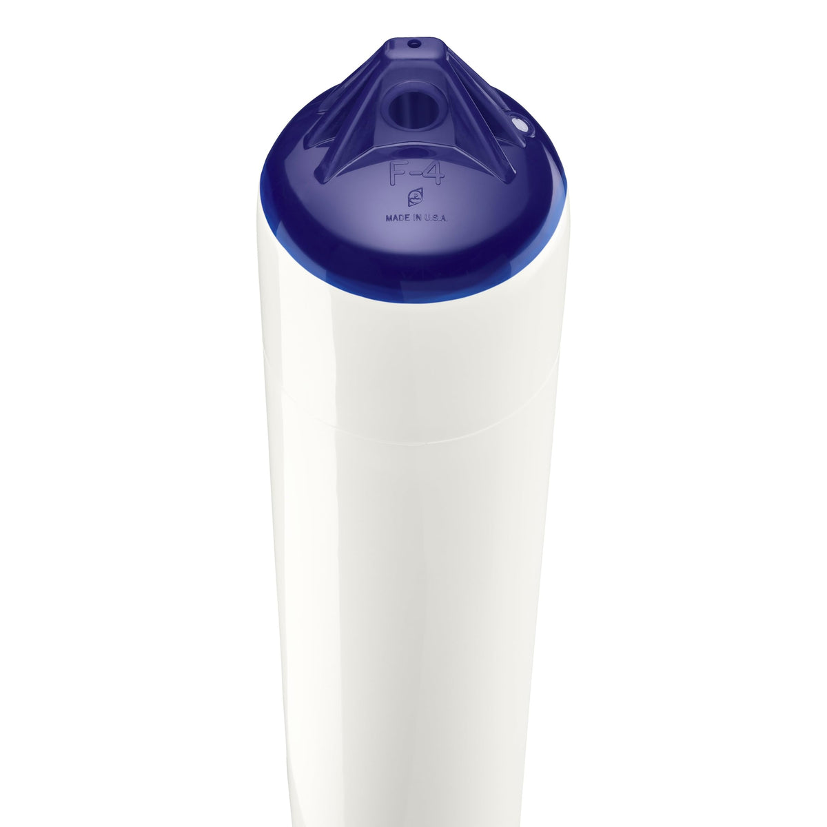POLYFORM 82-633-511 Polyform F-Series Boat Fender F-4 Standard Blue Ropehold - White
