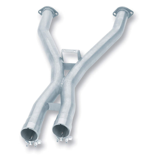 BORLA 60087 BORLA 60087 Performance Exhaust Merge X-Pipe 1997-2007 Chevrolet Corvette (C5) V8 & Corvette Z06 (C5) V8 2.5" Diameter Pipes T-304 Stainless Steel