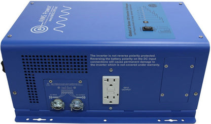 AIMS POWER PICOGLF15W12V120V AIMS 1500W 12V Pure Sine Inverter Charger w/Transfer Switch 120V ETL