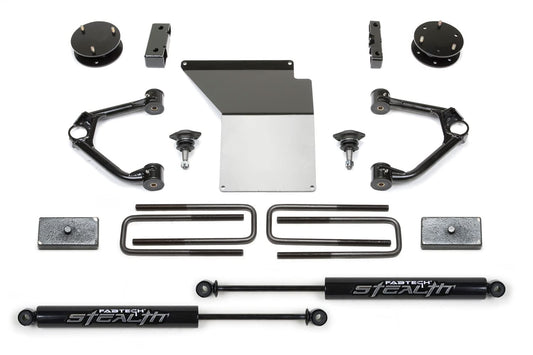 FABTECH K1059M Fabtech K1059M Budget Lift System w/Shock w/Stealth Monotube Shocks 4 in. Lift Budget Lift System w/Shock