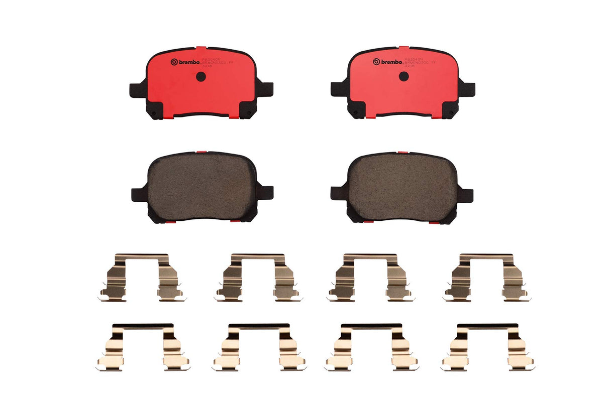 BREMBO P83040N Brembo P83040N Premium Ceramic Front Disc Brake Pad Set LEXUS/TOYOTA OE# 0446520550