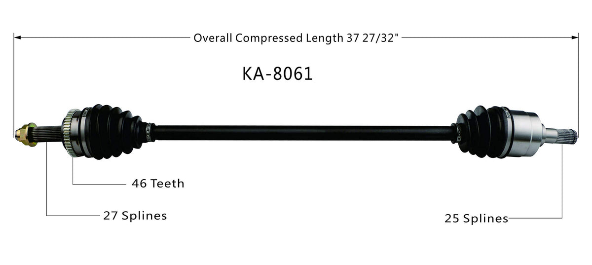 Trakmotive KA-8061 CV Axle, 1 Pack