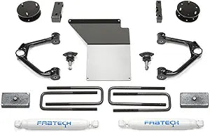 Fabtech K1059 Budget Lift System w/Shock w/Performance Shocks 4 in. Lift Budget Lift System w/Shock