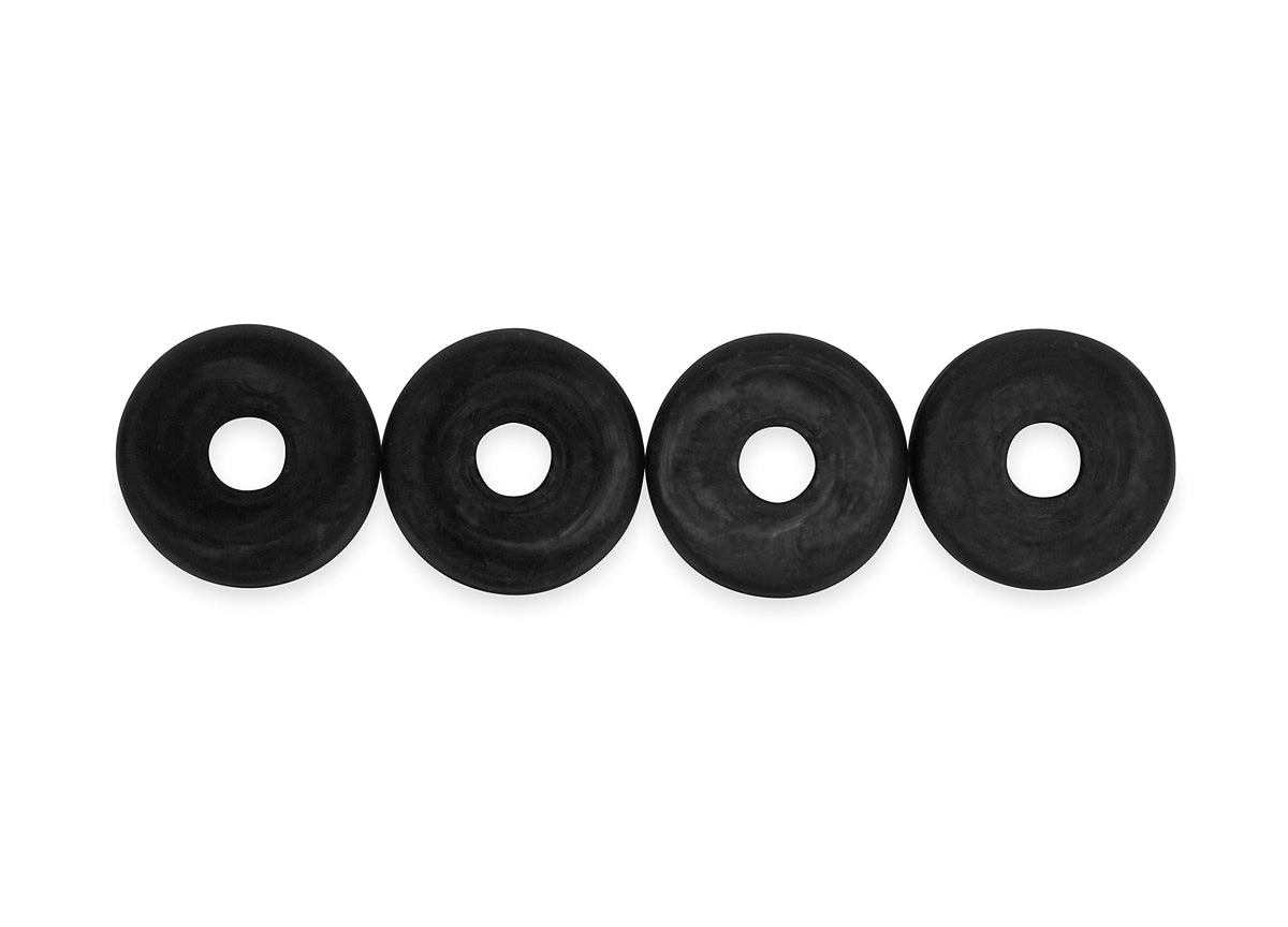 CAMCO 43614 Camco Magic Chef RV Stove Grommet - Protects Your RV and Camper Kitchen Stovetop from Scratches Caused by Stove Grates | Sized for Magic Chef Stove Grates - 4 Pack (43614), Black
