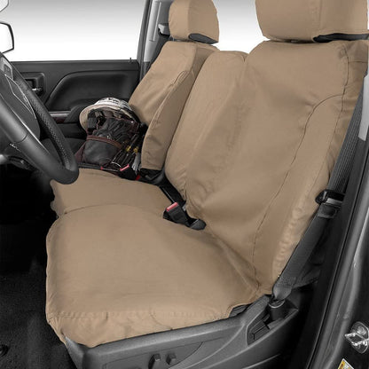 COVERCRAFT SS3473PCTP Covercraft Polycotton Seat Saver Custom Seat Covers, Taupe