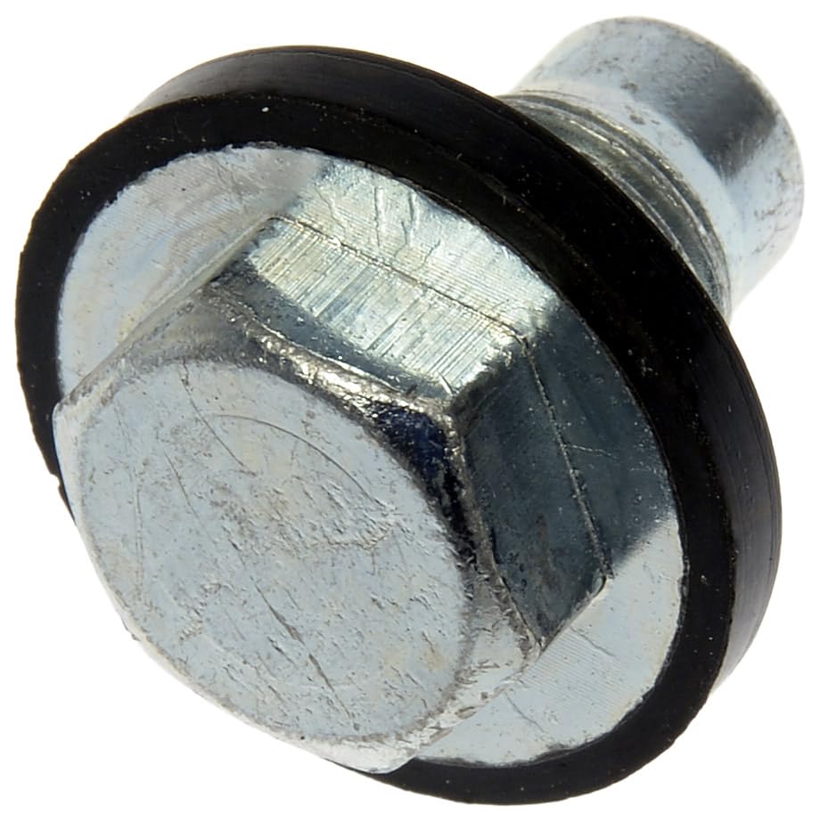 DORMAN 090-098 Dorman 090-098 Oil Drain Plug Pilot Point Molded Gasket M14-1.50, Head Size 17 mm Compatible with Select Models, 5 Pack
