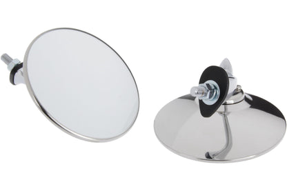 URO Parts MH3C Lucas Style Door Mirrors Pair, Convex Glass