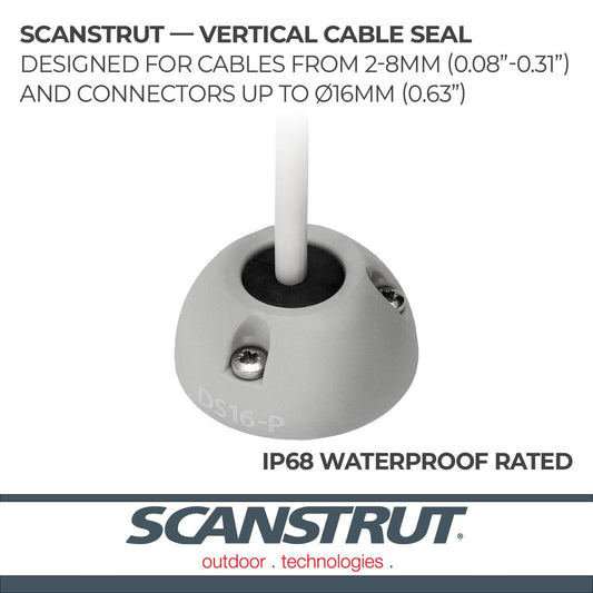 SCANSTRUT DS16-P Scanstrut DS16-P Mini Cable Seal for Connectors to 0.63" and Cables 0.08"-0.35" - Plastic